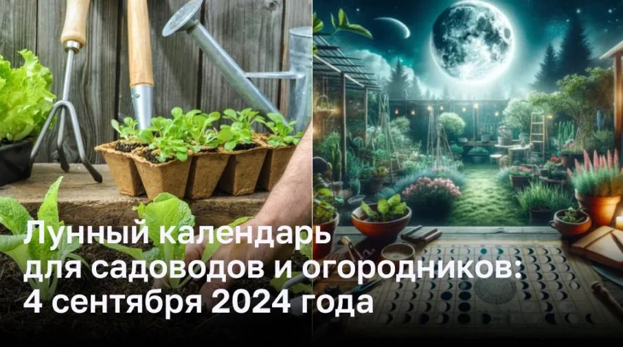 Лунный календарь для садоводов и огородников: 4 сентября 2024 года