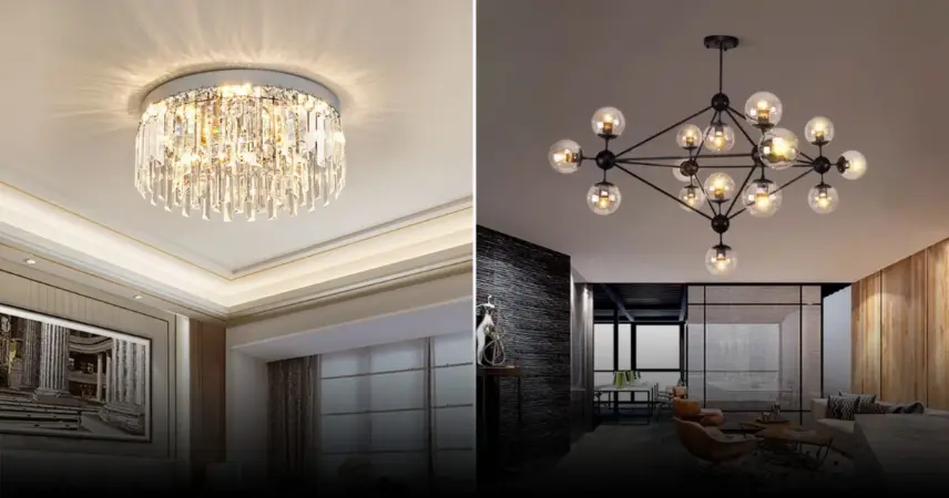 Дизайнер дал советы по выбору идеальной люстры для жилых комнат и кухни
