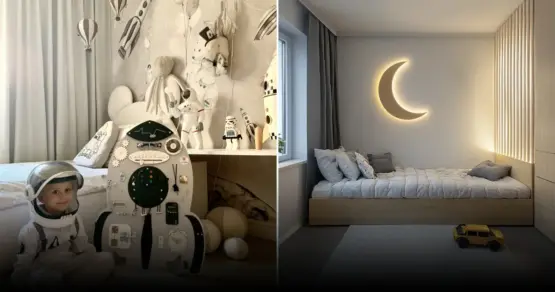 Зонируем детскую для двоих детей: хитрый прием для мира и порядка