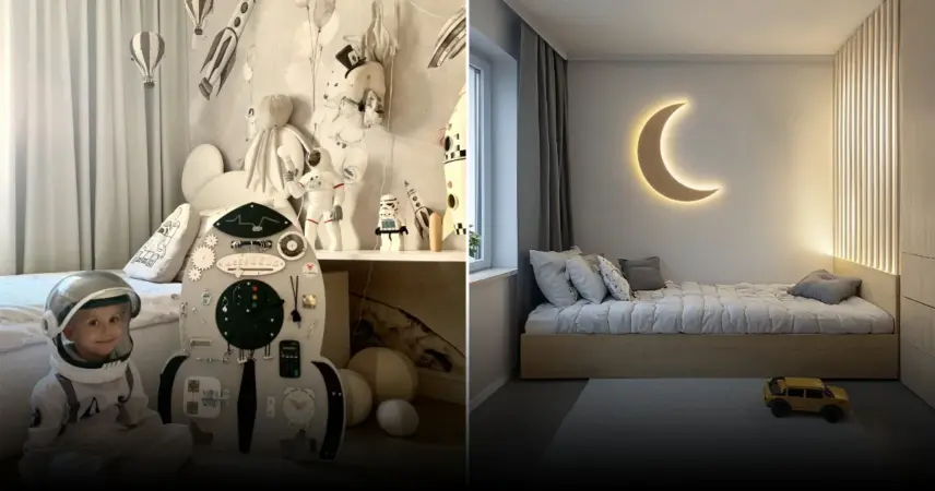 Зонируем детскую для двоих детей: хитрый прием для мира и порядка