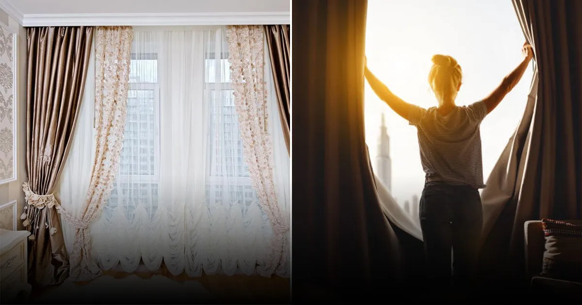 Почему в квартире не хватает света: правила установки штор