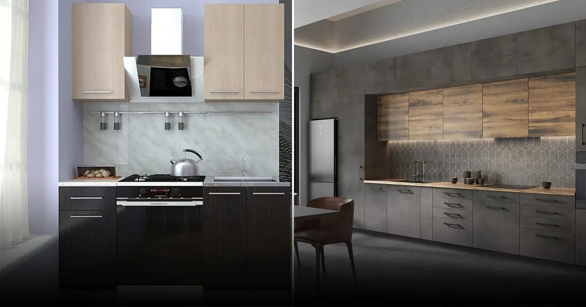 Дизайнеры рассказали про использование вертикальных линий для расширения маленькой кухни